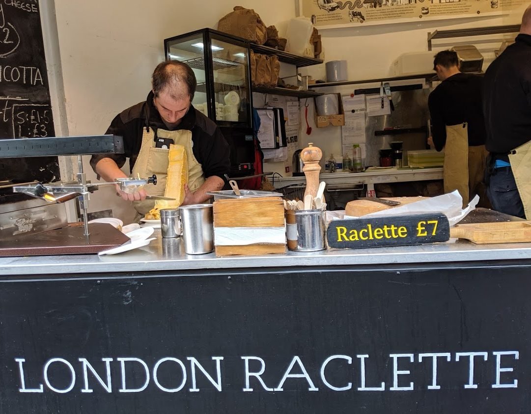 Playground Earth l Borough Market l Raclette