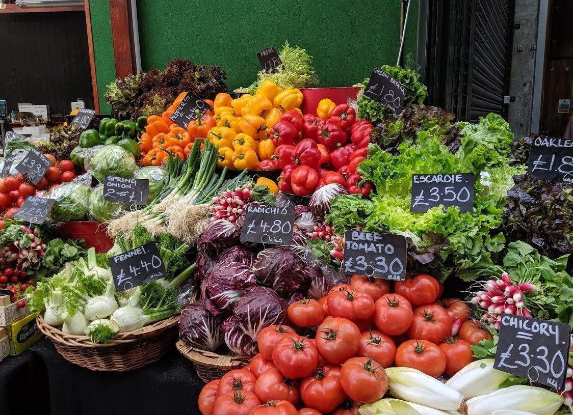 Playground Earth | Borough Market l London | Veggies