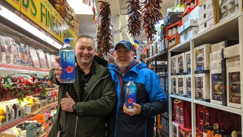 Belfast City Market Fiji Water