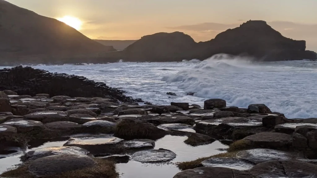Belfast Stone Causeway Waves