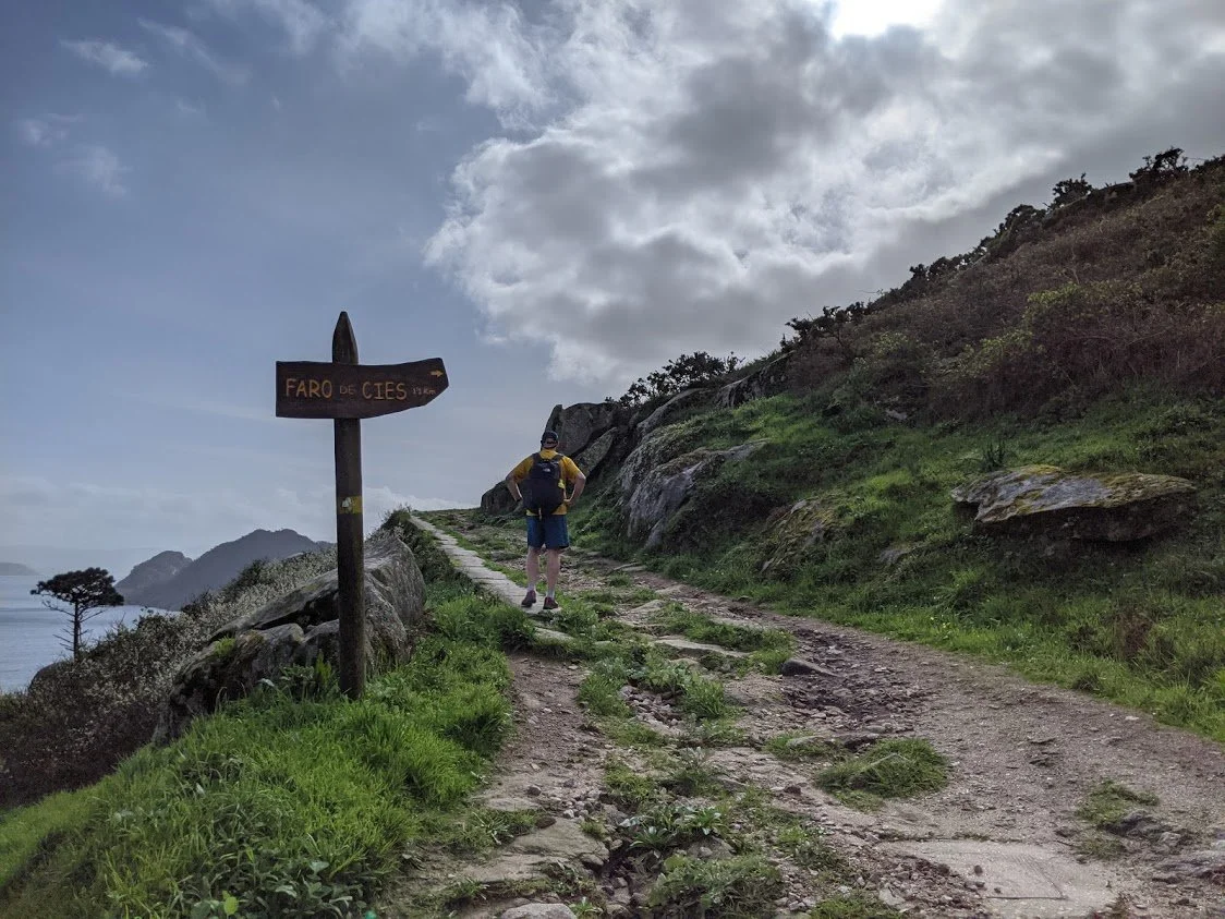 Playground Earth | Spain's Cies Islands | Faro de Cies sign