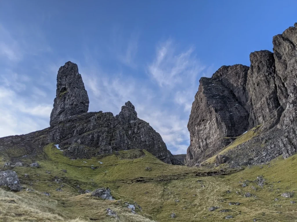 Isle of Skye Old Man Closeup