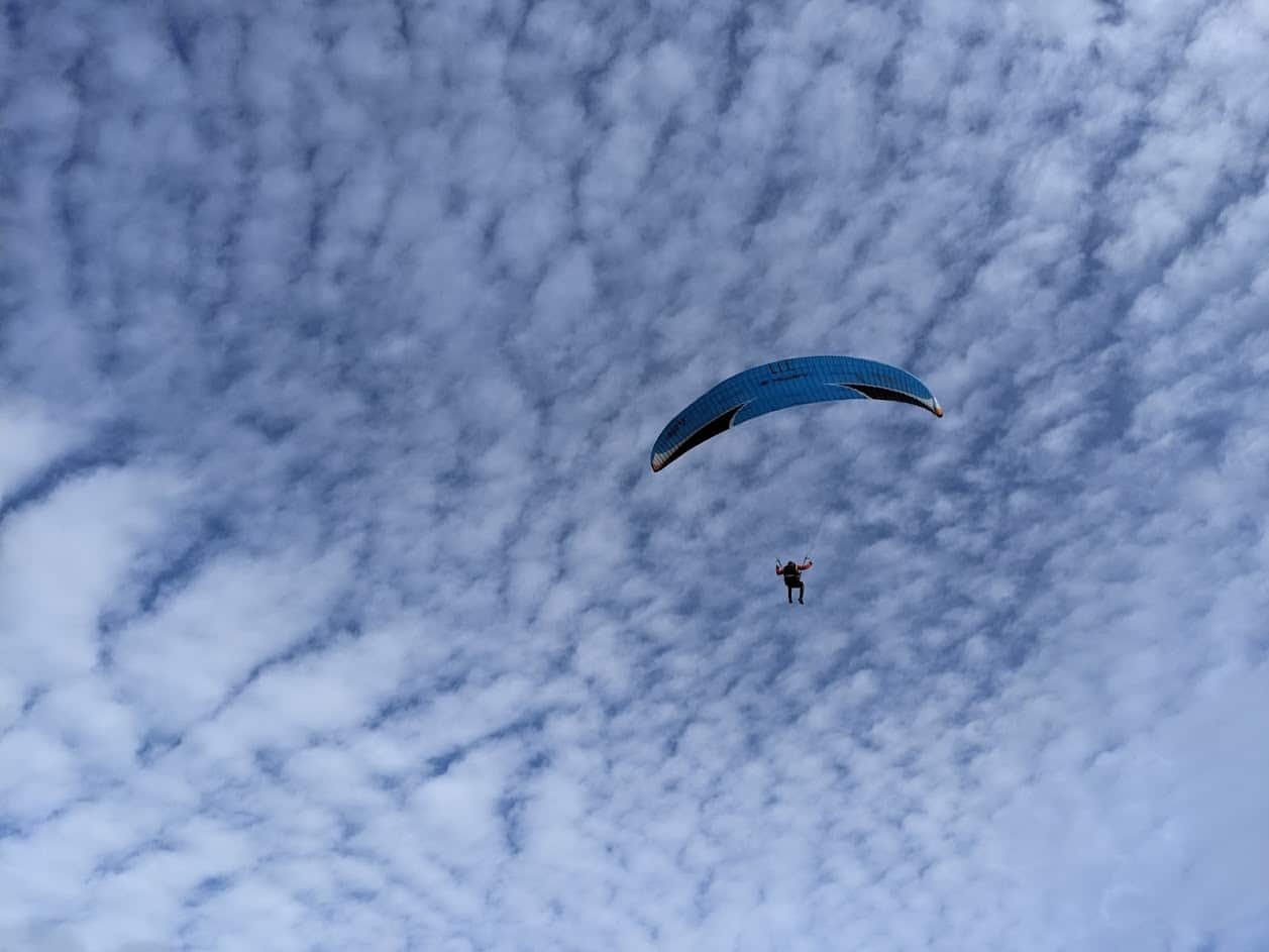 Playground Earth ParaglidingnearSantaBarbaraBeachblueskywithclouds 1