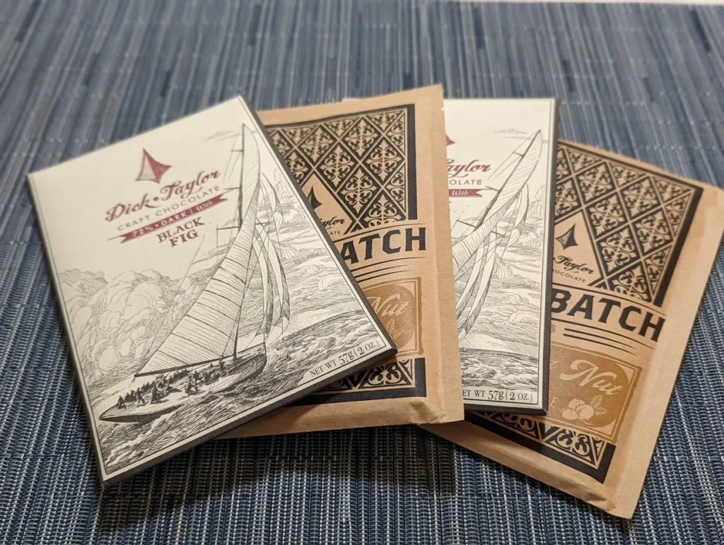 Dick Taylor Craft Chocolate l Exquisite Hand drawn Packaging