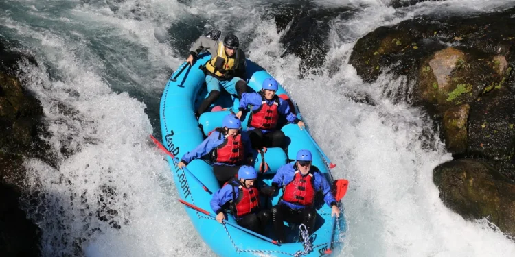 Salmon River Rafting Feature