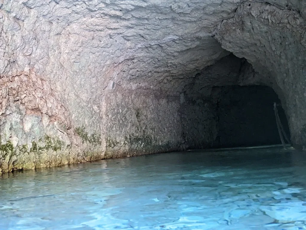 Exploring the underground rivers of Xcaret