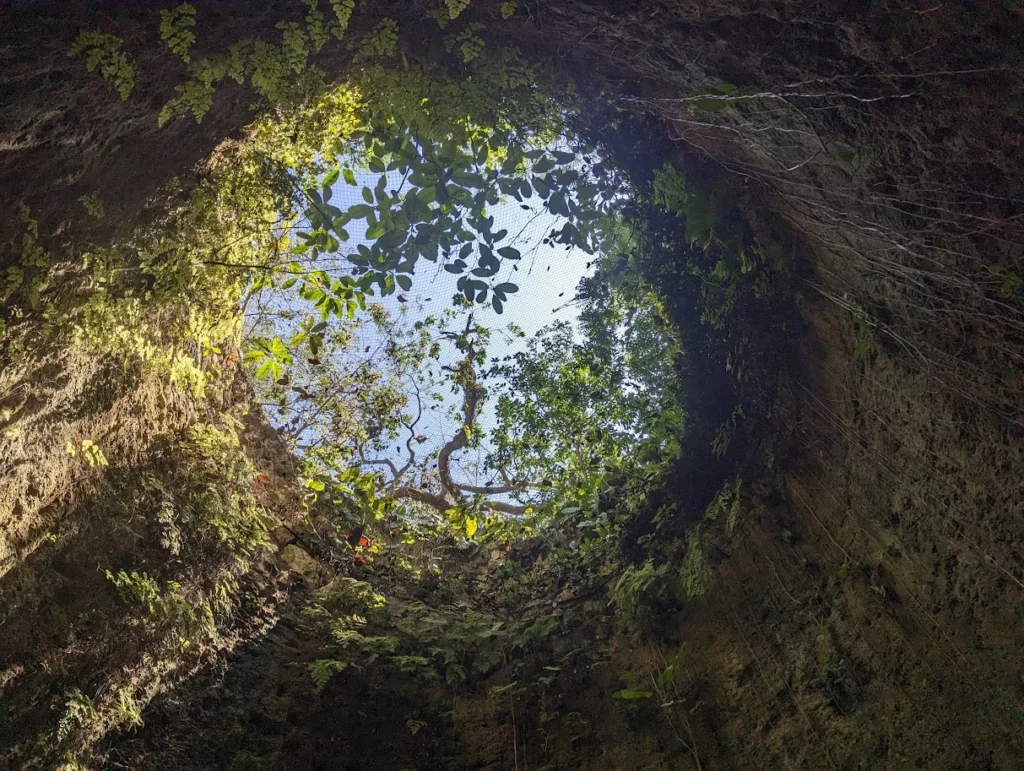 Exploring the underground rivers of Xcaret