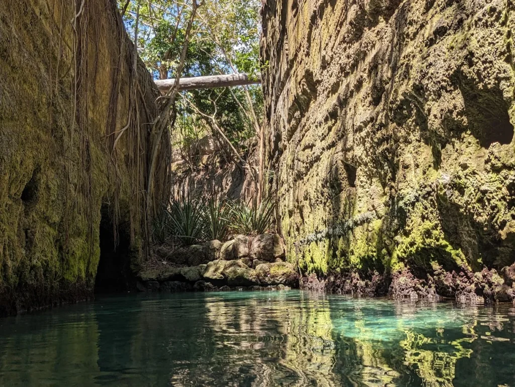 Exploring the underground rivers of Xcaret Rivers Rocks