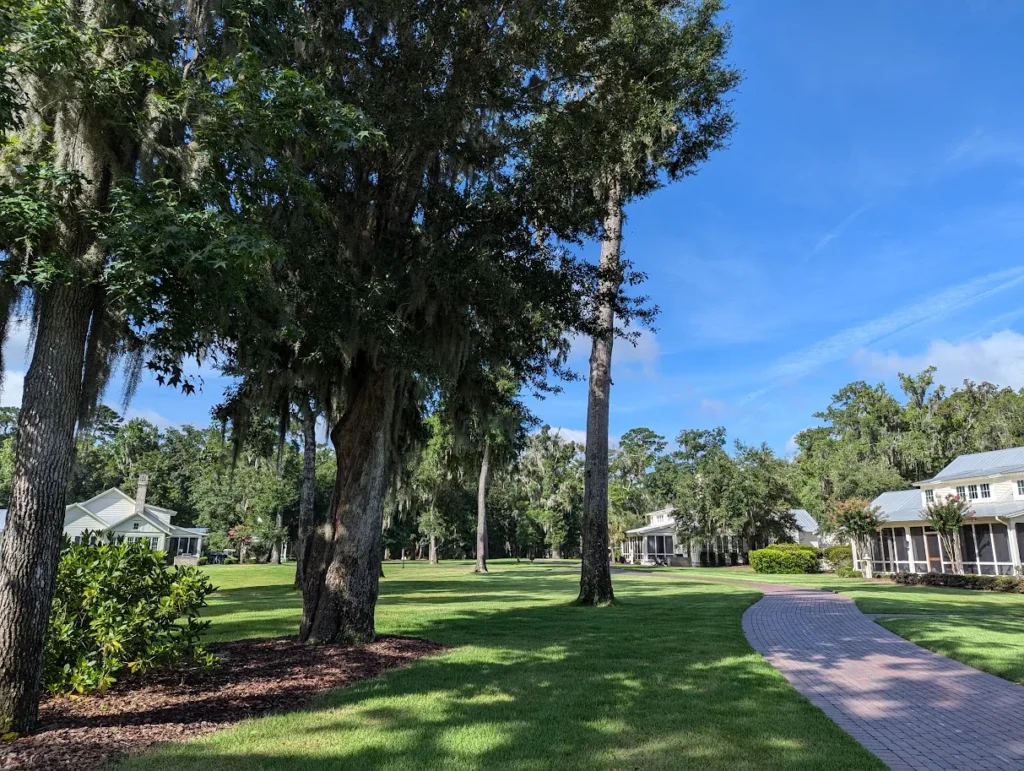 Montage Palmetto Bluff Cottages and Trees