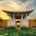 Banyan Tree Mayakoba resort building under a